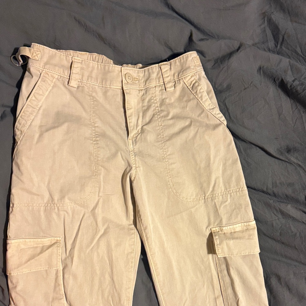 Abercrombie & Fitch Beige Cargo Pants